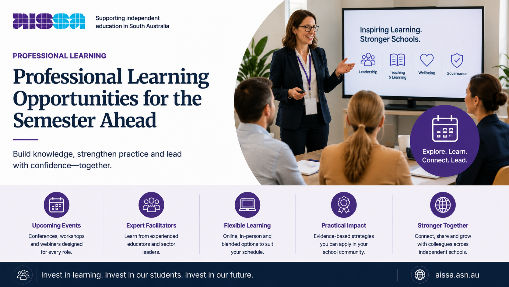 Professional Learning Opportunities for the Semester Ahead