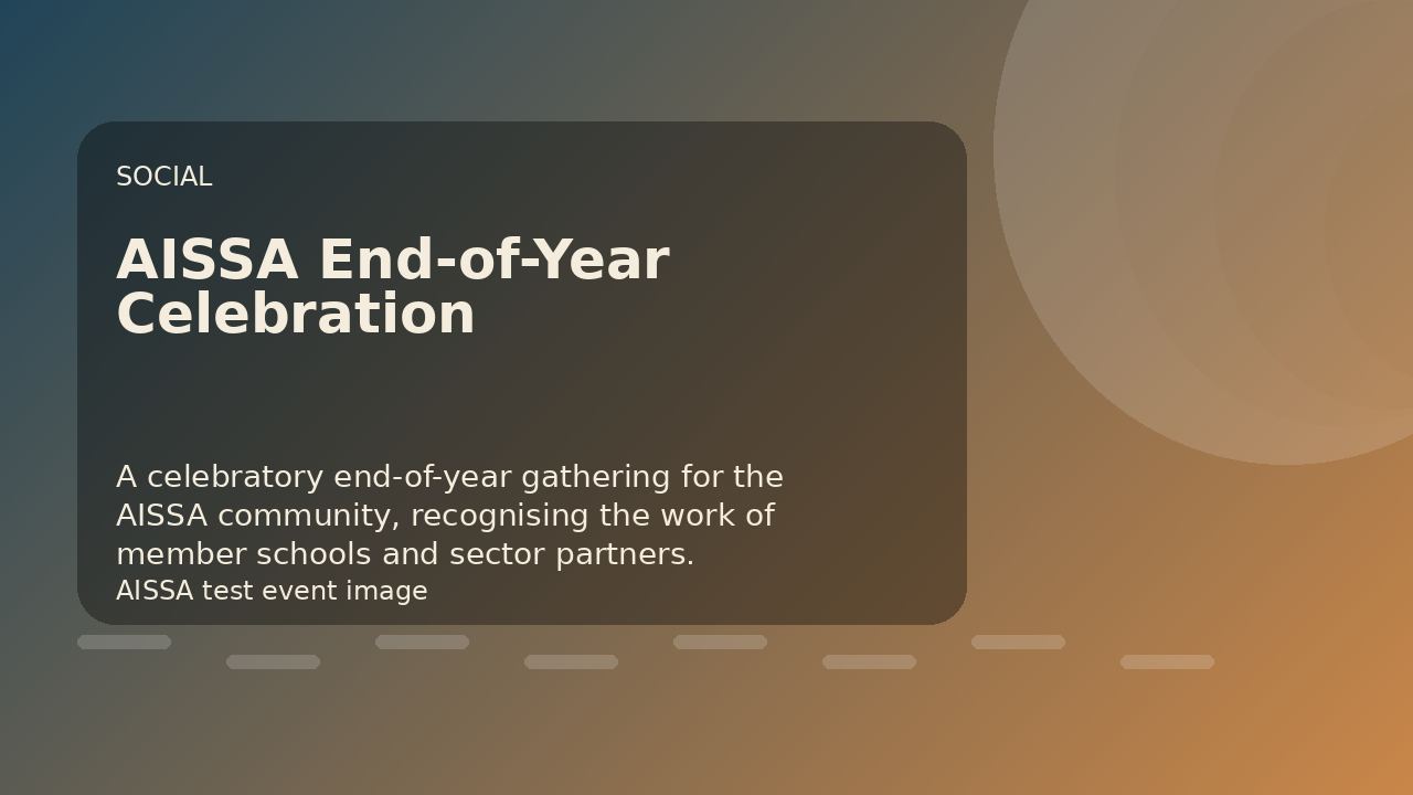 AISSA End-of-Year Celebration